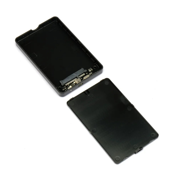 Внешний бокс для HDD 2.5" USB_2.0  Gembird EE2-U2S-40P черный,пластик