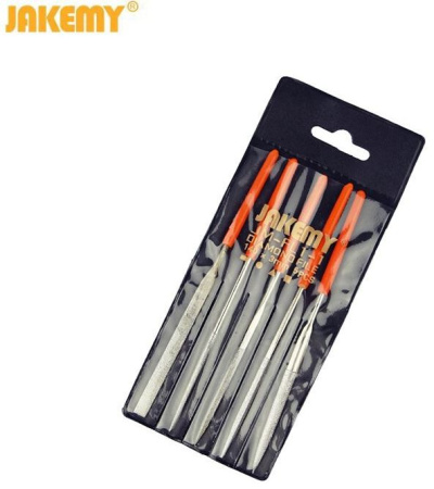 Надфили 140*3мм, алмазные, набор 5 штук, Jakemy JM-FL1-1