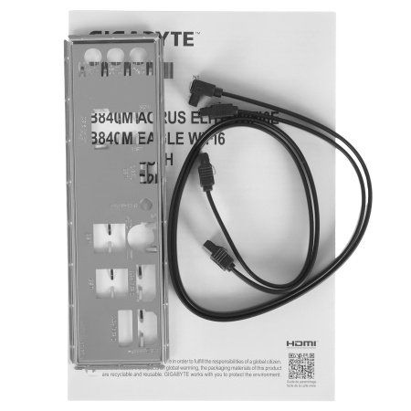 Мат.плата SocAM5 AMD B840 Gigabyte B840M DS3H (mATX,4DDR5,2M.2,2PCI-E16,2DP,HDMI,PC8200)