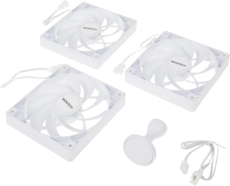 Корпус Montech Heritage PRO (W) белый без БП mATX 5x120mm 2x140mm 2xUSB3.0 audio bott PSU