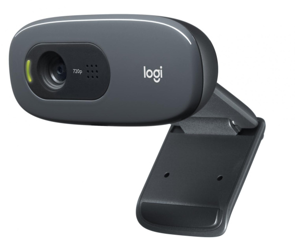 Веб-камера/ Logitech HD Webcam C270, USB 2.0, 1280*720, 3Mpix foto, Mic, Black