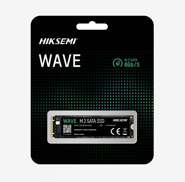 SSD-накопитель M.2 1Тб HIKSEMI (HIKVISION) Wave(N) [HS-SSD-WAVE(N) 1024G](3D NAND,560/510 Мб/с)