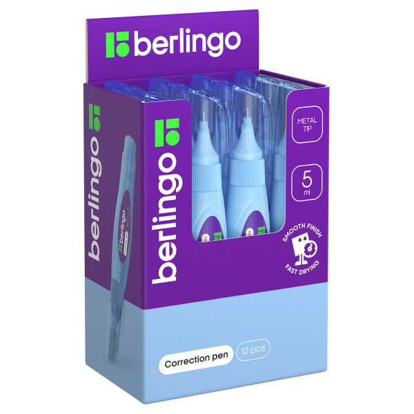 Корректирующий карандаш BERLINGO 05мл. металлический наконечник (KR_05010)