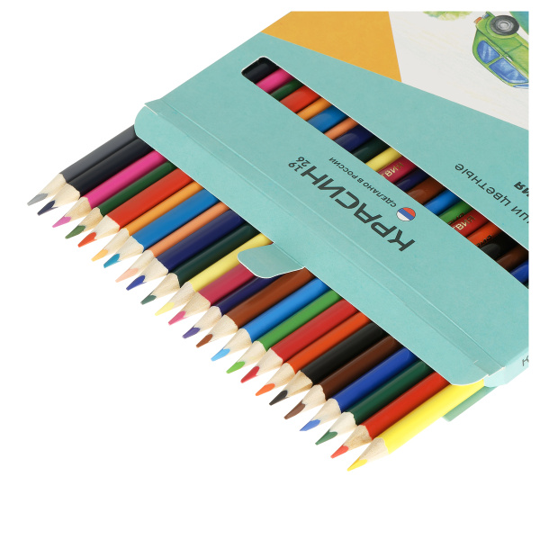 Карандаши 24цв. Красин "Путешествия" (КР-240800)