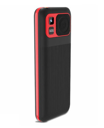 Сотовый Texet TM-315 черный-красный 2sim/2.8"/240*320/32Mb/microSD/Bt/2500мАч/моноблок