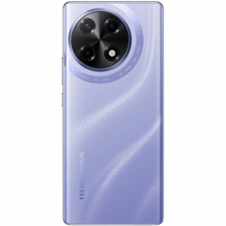 Смартфон Tecno Camon 30S 8Гб 128Гб Nebula Violet 6.78", AMOLED, 2436*1080, 2*2.2+6*2ГГц, 50+2Мп, 13Мп, 4G, NFC, 5000мАч, And 14