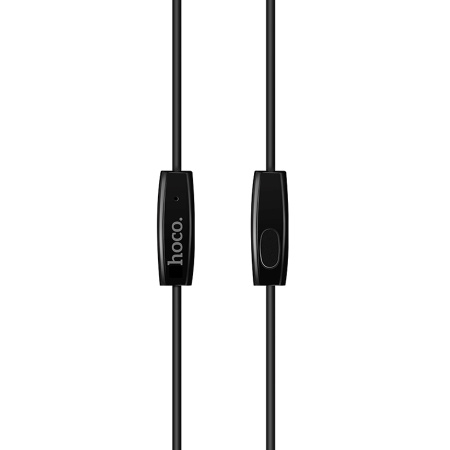 Гарнитура проводная HOCO M19 series вставные, 16Ом, 116дБ, кабель 1.2м, Black