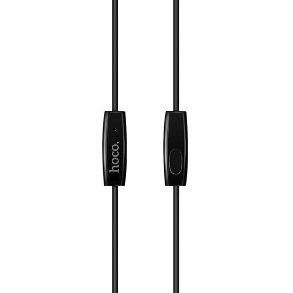 Гарнитура проводная HOCO M19 series вставные, 16Ом, 116дБ, кабель 1.2м, Black