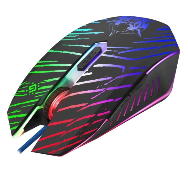 Игровая мышь USB Defender Dark Agent GM-590L оптика, 6 кнопок, 12800dpi