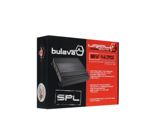 Усилитель авто-й УРАЛ BV 4.70 1*1200Вт/1 канала/4-2 Ом