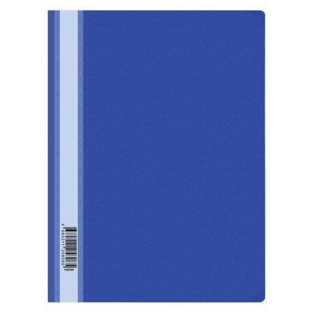 Скоросшиватель пластиковый А4 160мкм. OfficeSpace с прозрачным верхом, синий (Fms16-5_718/ 162564)