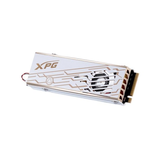 Твердотельный накопитель/ ADATA SSD XPG MARS 980 PRO, 2000GB, M.2(22x80mm), NVMe, PCIe 5.0 x4, 3D NAND, R/W 14000/13000MB/s, IOPs 2 000 000/1 650 000, TBW 1480, DWPD 0.4, with Heat Sink (5 лет)