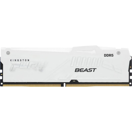 Память оперативная/ Kingston 32GB 5600MT/s DDR5 CL36 DIMM FURY Beast White RGB EXPO