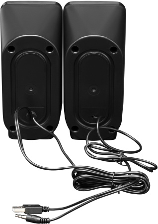 Актив.колонки 2.0 Оклик OK-120U 6Вт,питание от USB, черный