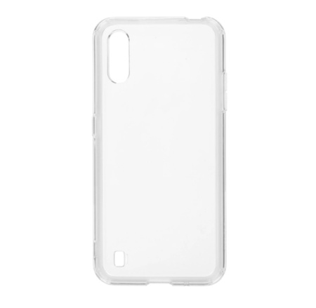 Накладка для Samsung Galaxy M01 araree M cover прозрачная (GP-FPM015KDATR)