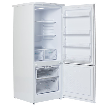 Холодильник Бирюса 551 White, 2 камеры, 240л/180л/60л, 58x62x145, класс А, капельная система