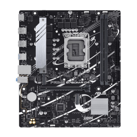 Мат.плата S1700 B760 Asus PRIME B760M-R D4 (mATX,2xDDR4,2M.2,PCI-E16,2PCI-E,HDMI,PC5333)
