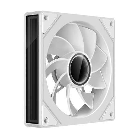 Кулер в корпус 120х120х25 XASTRA FM120W ARGB White Reverse (600-1500prm/4pin/PWM/3-pin 5V ARGB/53.6 CFM/25.8дБ/подшипник гидродинамический/ARGB)[FM120