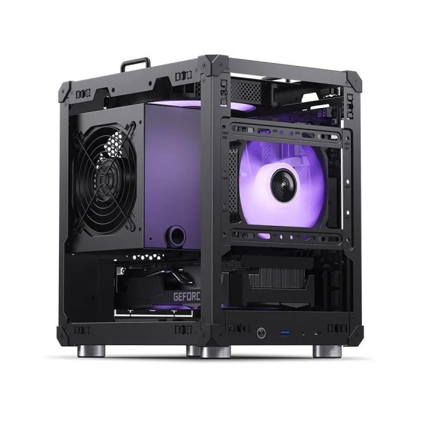 Корпус mATX Б_БП JONSBO C6 Handle Black (USB3.0, USB Type-C, Audio,черный)[C6 Handle Black]