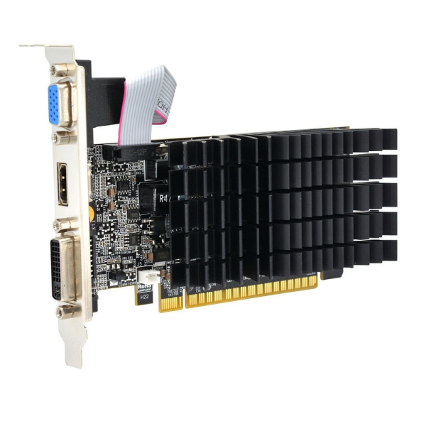 Видеокарта GeForce G210 Afox 1Гб GDDR3,64bit,DVI,HDMI,VGA,Silent (AF210-1024D3L5-V2) ret