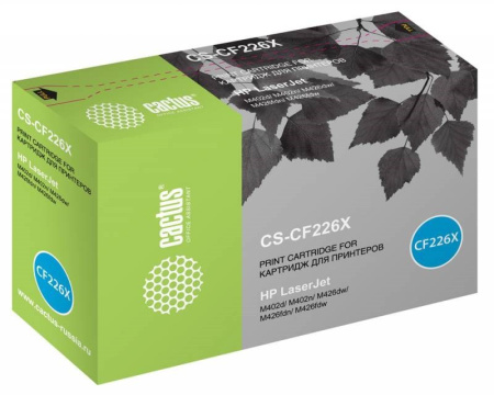 Картридж_лазерный Cactus CS-CF226X (CF226X) для HP LJ M402d/M402n/M426dw/M426fdn/M426fdw черный (9000стр)