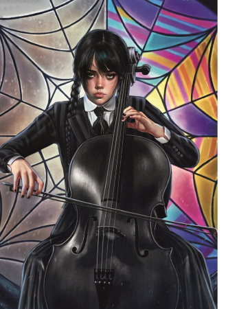 Блокнот Centrum А5 60л."Вэнсдэй" гребень 72649