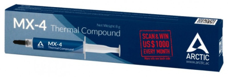 Термопаста Arctic MX-4 (8г, шприц,шпатель) [ACTCP00059A]