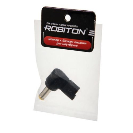 Разъем питания 6.3*3.0, штекер, под разъём 2 пин, Robiton NB-LUQ