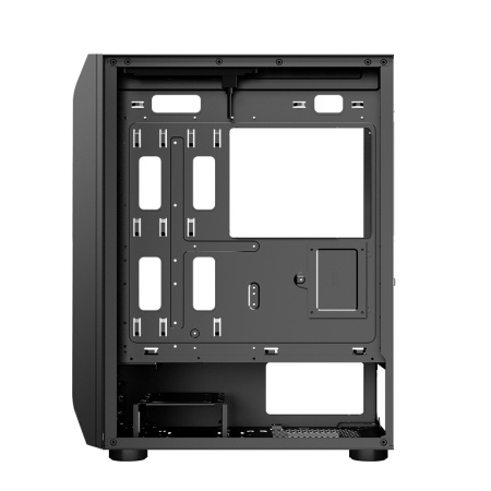 Корпус ATX Б_БП Ginzzu GL180 (USB3.0, Audio, черный)