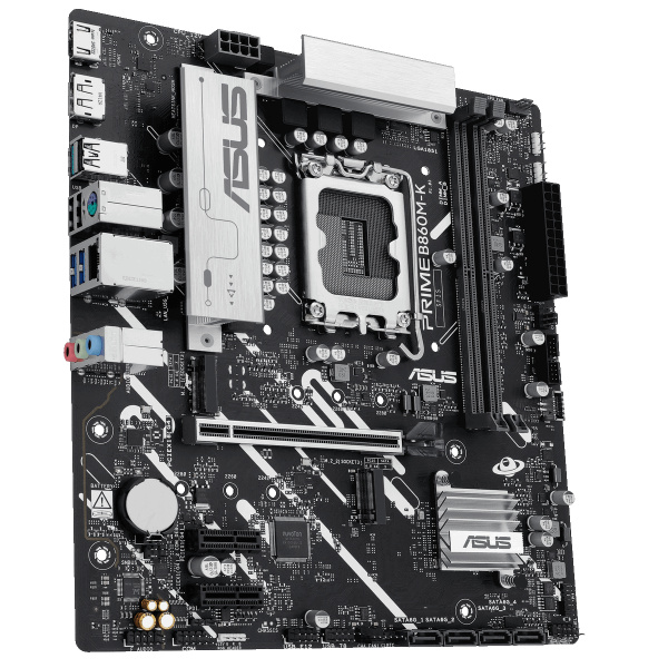 Мат.плата S1851 B860 ASUS PRIME B860M-K (mATX,2DDR5,2M.2,PCI-E16,2PCI-E,4SATA,HDMI,DP,PC8800)