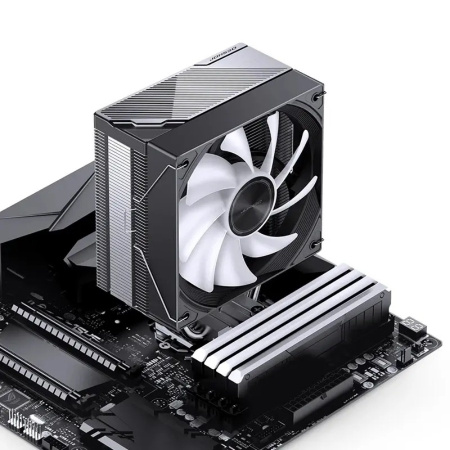 Кулер S115х/1200/1700/1851/AMx Jonsbo CA40 Black (225W/120mm/800-1800rpm/ARGB/4 тепл.трубки/черный)