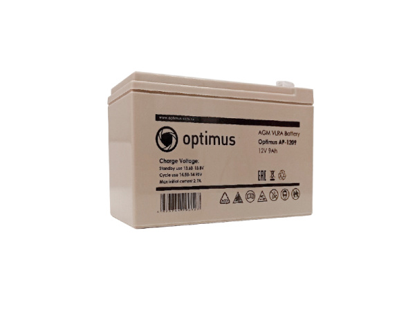 Аккумулятор Optimus AP-1209 (12V,9Ah)
