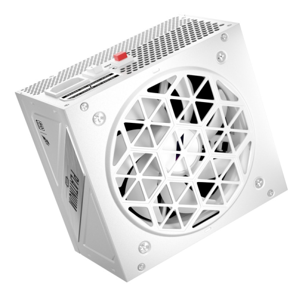Блок питания 1000Вт 1STPLAYER NGDP Platinum 1000W White (APFC,120мм,4PCI-E,12VHPWR,12SATA,80+Platinum,модульный)[HA-1000BA3-WH]