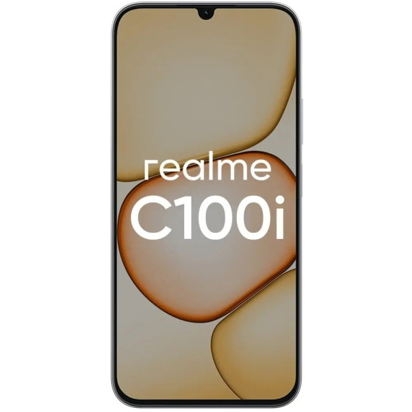 Смартфон Realme C100i 4Гб 128Гб Серебристый 6.8", IPS, 1520*720, 2*1.8+6*1.6ГГц, 8Мп, 5Мп, 4G, NFC, 7000мАч, And 16