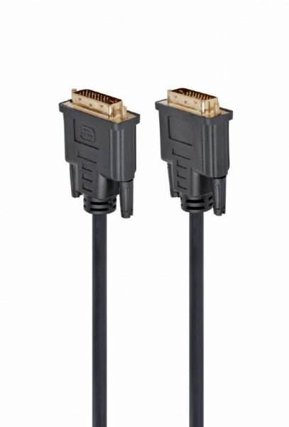 Кабель DVI-D(m) - DVI-D(m)  4.5м Cablexpert, 25M/25M, экран, феррит. кольца, черный (CC-DVI-15)