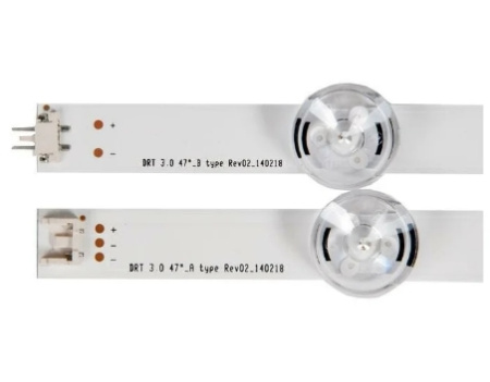 Подсветка матрицы 47" Innotek DRT 3.0 47"_A 4шт + DRT 3.0 47"_B 4шт, 5+4LED, 537+440*15мм, LG 47LB63