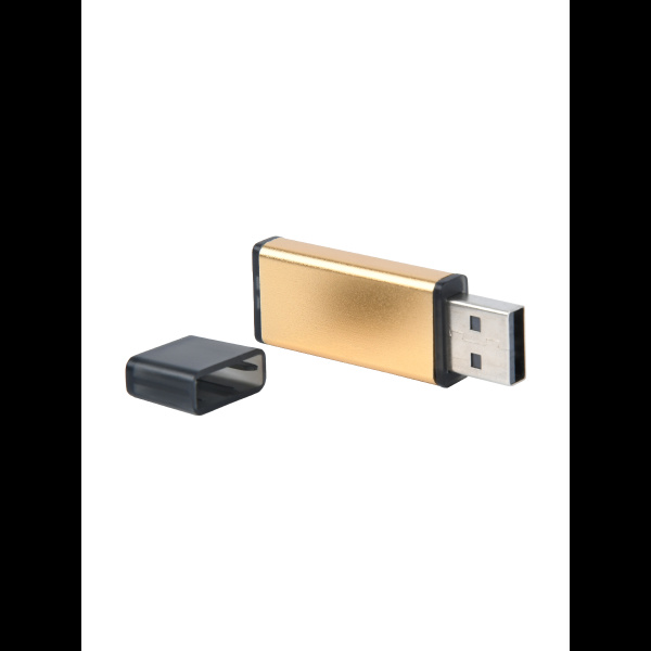 Флеш-накопитель USB2.0 4Gb Perfeo E03 (PF-E03Gl004ES) золотой