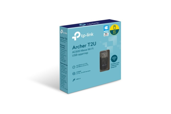 Адаптер WI-FI USB TP-Link Archer T3U AC1300 867+400_Mbps 802.11n/ac 2.4/5 ГГц