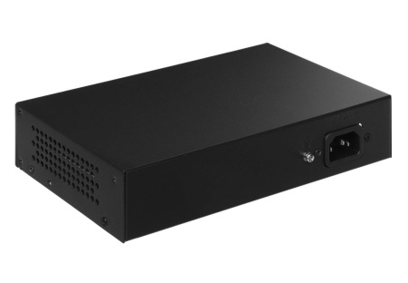 Коммутатор ExeGate EDES-1006D.4PoE-48W 6-port 10\100_Mbps 4 порта 802.3af (PoE) мощность PoE: 25W, суммарно 48W
