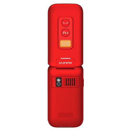 Сотовый Maxvi E5 up Red 2sim/2.8"/320*240/microSD/0.3МП/Bt/1500мАч/раскладушка