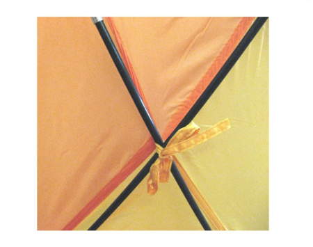 Тент пляжный Jungle Camp Miami Beach желтый/оранжевый (70872)