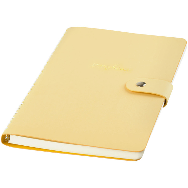 Записная книжка Greenwich Line А5 96л. "Pastel. Yellow" кожзам, Лайт NA5_51410