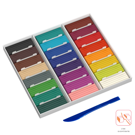 Пластилин 24цв. ГАММА "Юный художник" (170820201)