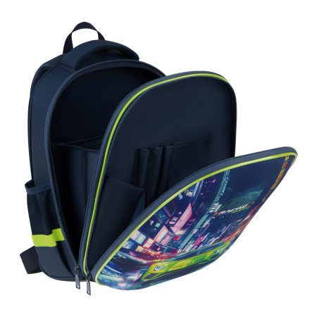 Ранец ArtSpace School Friend "Speed" 39*30*18см, 2 отделения, 2 кармана Uni_64895