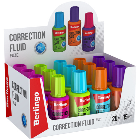 Корректирующая жидкость BERLINGO "Fuze"химическая (KR200)
