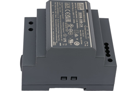 Блок питания на DIN рейку 24в,  3.83а, 70*90*54.5мм, Mean Well HDR-100-24