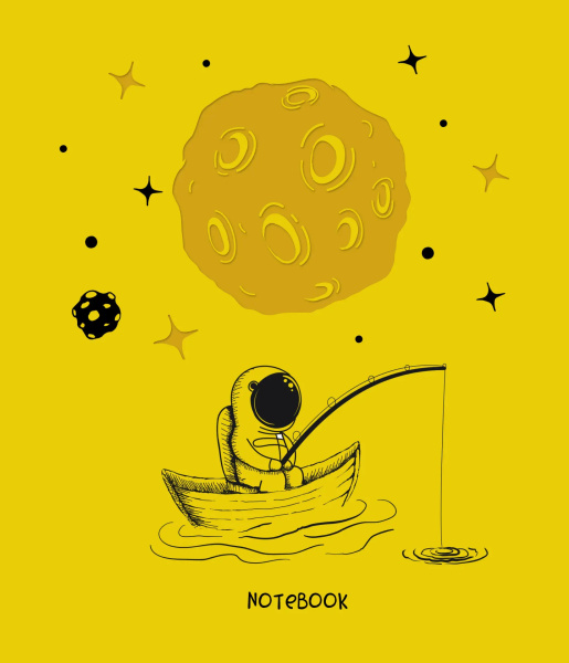 Тетрадь 48л. кл. "TOTAL YELLOW. Moon" Эксмо ТКБТ488471