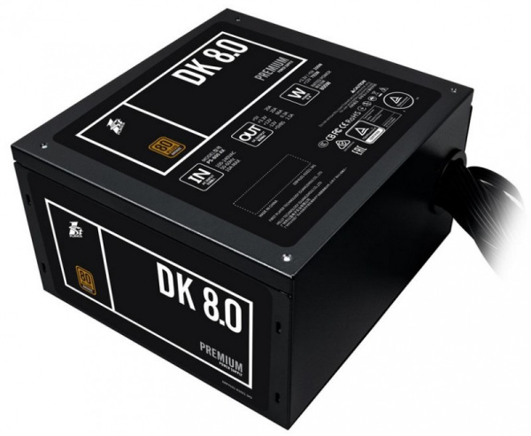 Блок питания 800Вт 1STPLAYER DK PREMIUM 800W (APFC,120мм,4PCI,6SATA,80+ Bronze)[PS-800AX]
