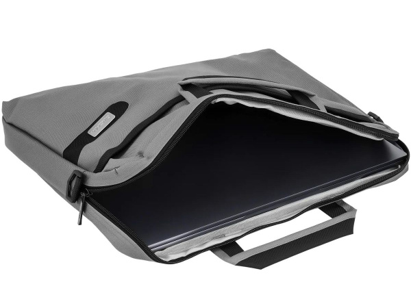 Сумка_для_ноутбука 15.6" Digma R-211 серый полиэстер (R211GY)