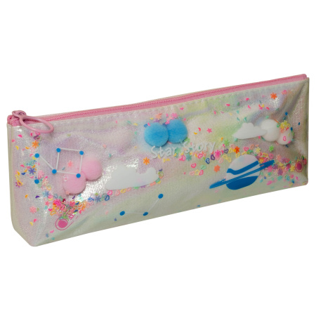 Пенал 1 отделение MESHU "Star story" 200*80*30, мягкий (MS_57908)